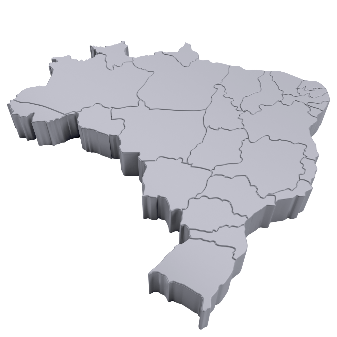 Mapa da rede Skywalker no Brasil
